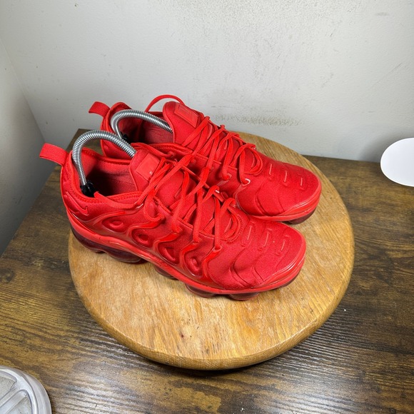 Nike Air VaporMax Plus Men's Shoes Red CW6973-600 Size US 9